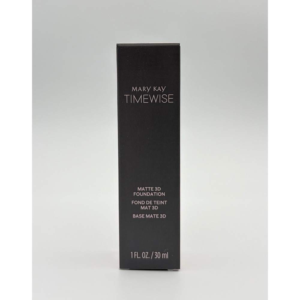 Mary Kay TimeWise Matte 3D Foundation Ivory W 130 NIB 1oz/30ml